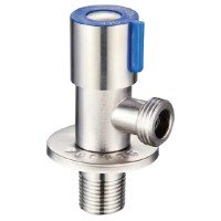 Кран для підключення сантехприладів з нерж. сталі SUS304 (синій) MIXXUS VAL-01-1/2x1/2 (MI6532)