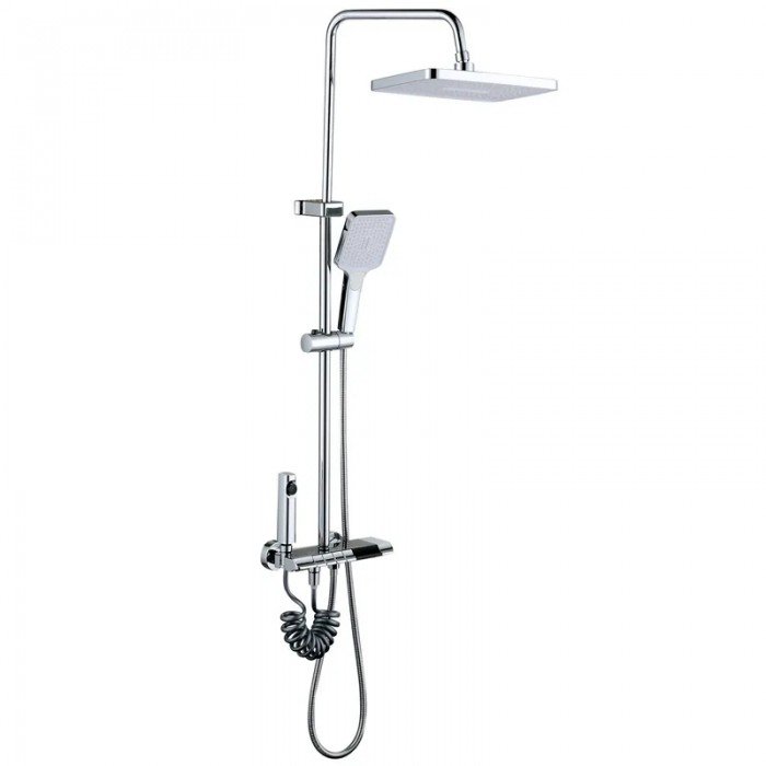 Душова колона зі змішувачем Mixxus Premium RIVIERA 009-J з кнопкою перемикання, 4 режими (MI6834) Душова колона зі змішувачем Mixxus Premium RIVIERA 009-J з кнопкою перемикання, 4 режими (MI6834)