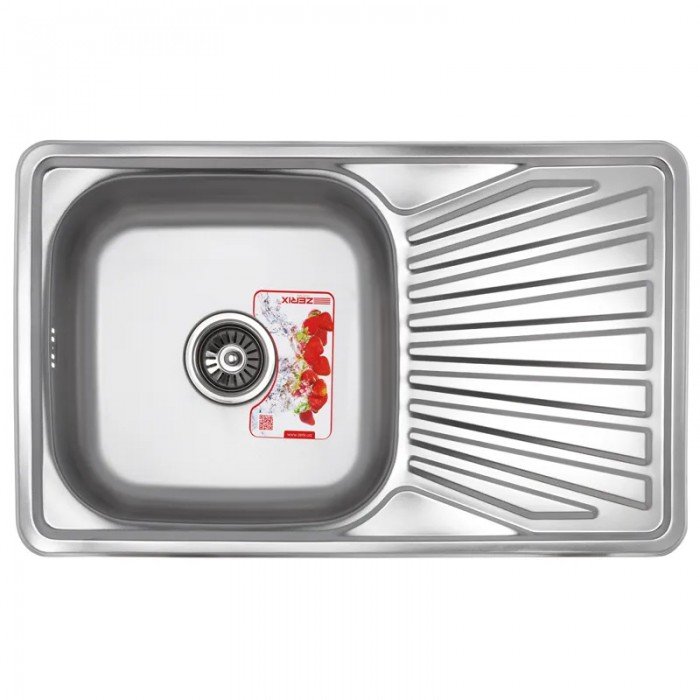 Мойка кухонная Zerix Z7848-08-180MD (micro decor) (ZS0574) Мойка кухонная Zerix Z7848-08-180MD (micro decor) (ZS0574)