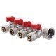 Коллектор с шаровыми кранами и фитингом Koer KR.1126-4 1”x4 ways (KR2840) Коллектор с шаровыми кранами и фитингом Koer KR.1126-4 1”x4 ways (KR2840)