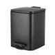 Мусорное ведро с плавным закрытием квадратное Zerix Kubix-TC0106 Black 6 л цвет черный (ZX5890) Мусорное ведро с плавным закрытием квадратное Zerix Kubix-TC0106 Black 6 л цвет черный (ZX5890)
