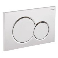 Панель змиву KOER KT-0601-01 пластикова, кнопка кругла (KR5174)