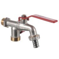 Кран поливу з додатковим виходом KOER KR.248 - 1/2" (KR3071) Кран поливу з додатковим виходом KOER KR.248 - 1/2" (KR3071)