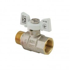 Кран шаровый Koer 1/2" ГШБ (KR.218.W) белый (KR0182)