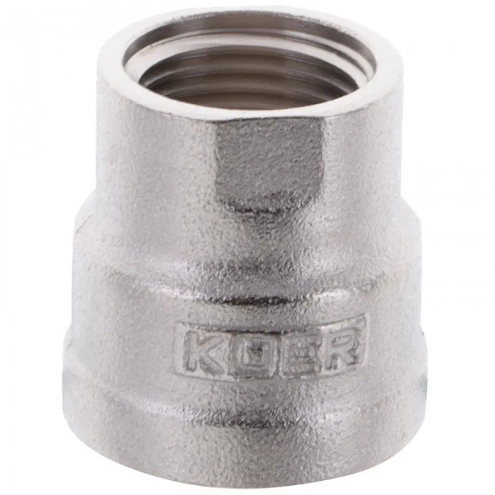 Муфта редукційна 1/2"х3/4" Koer KF.C0608 (KF0019) Муфта редукційна 1/2"х3/4" Koer KF.C0608 (KF0019)