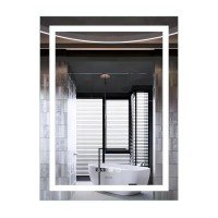 Зеркало Mixxus Premium FLASH MR21-70x90 с Led Touch, Anti-fog, димером, регулятором яркости, часами