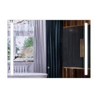 Зеркало Mixxus Premium LINES MR18-100x70-Reverse с Led Touch, Anti-fog, димером, регулятором яркост