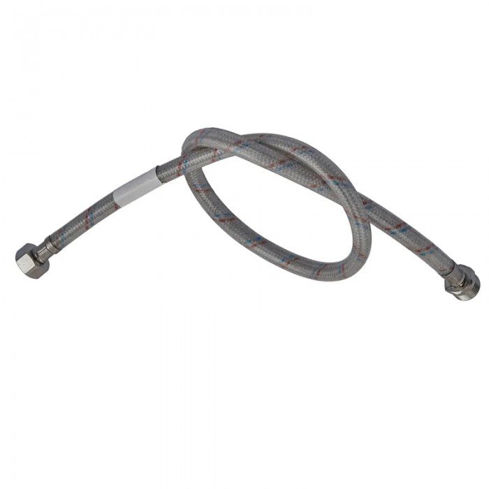 Гнучкий шланг для підключення води Гайка 1/2'' - Штуцер 1/2'' (200 см) (силик. оболонка) ZERIX (ZX3026)