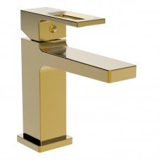 Смеситель для умывальника Haiba KANT 001 BRUSHED GOLD (HB9605) Смеситель для умывальника Haiba KANT 001 BRUSHED GOLD (HB9605)