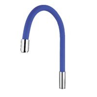 Силиконовый излив для смесителя синий Mixxus Premium (MI0563)