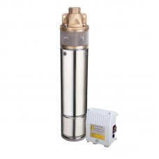 Насос скважинный вихревой Taifu 4SKM-200 с пультом Н=130М, Q=3кбМ, P=1500 Вт, кабель 12м, 1"(TF3351