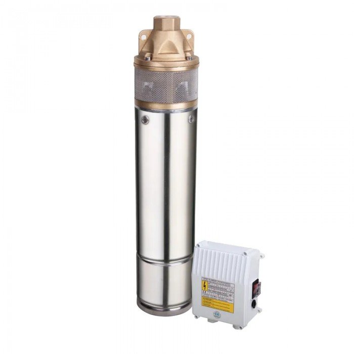 Насос скважинный вихревой Taifu 4SKM-200 с пультом Н=130М, Q=3кбМ, P=1500 Вт, кабель 12м, 1"(TF3351