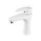 Змішувач для умивальника Plamix Cezar-001 SET White  (з підведенням) (PM0661) Змішувач для умивальника Plamix Cezar-001 SET White  (з підведенням) (PM0661)