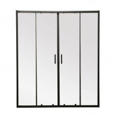 Дверь в нишу Mixxus Premium DIVERSE SD01-160x185-TR Black прозрачное стекло 5мм (MI6879) Дверь в нишу Mixxus Premium DIVERSE SD01-160x185-TR Black прозрачное стекло 5мм (MI6879)