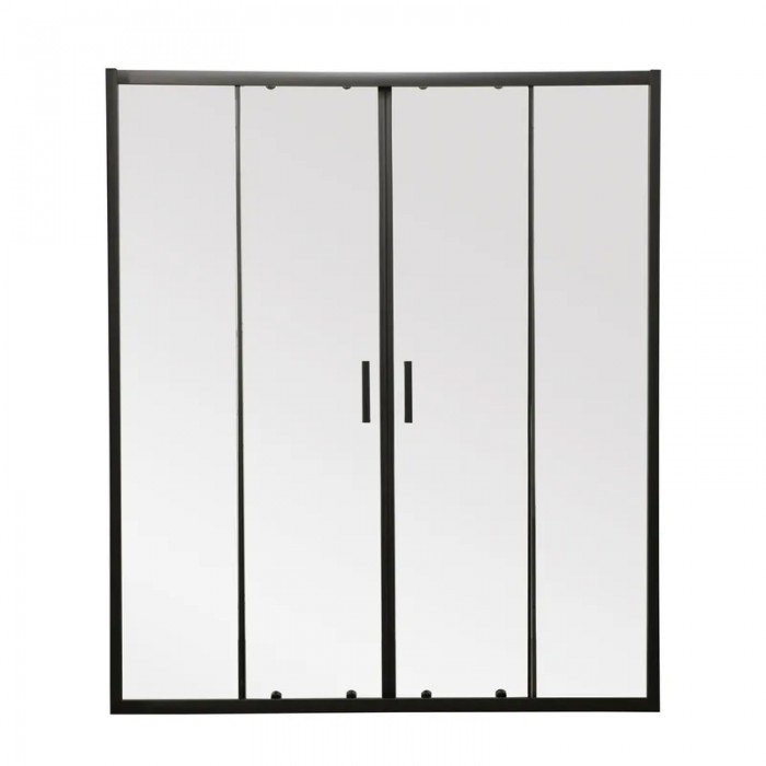 Дверь в нишу Mixxus Premium DIVERSE SD01-160x185-TR Black прозрачное стекло 5мм (MI6879) Дверь в нишу Mixxus Premium DIVERSE SD01-160x185-TR Black прозрачное стекло 5мм (MI6879)