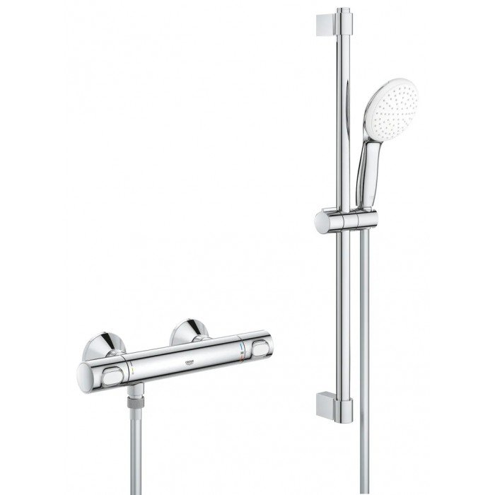 Термостат для душу Grohe Grohtherm 500 з душовим гарнітуром (34796001)