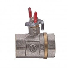 Кран шаровый Waterpro WP602-25FFW - 1" ГГБ (стальная бабочка) (WP3292)