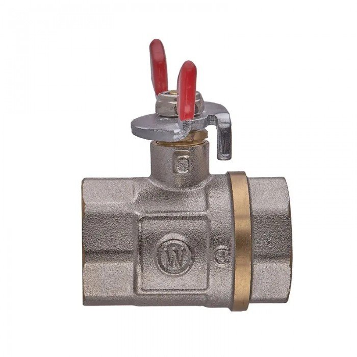 Кран шаровый Waterpro WP602-25FFW - 1" ГГБ (стальная бабочка) (WP3292)