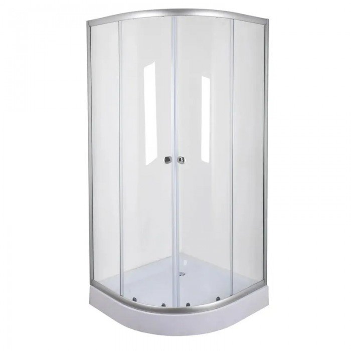 Душова кабіна без піддону Mixxus PLAIN SC01-90x90x185-TR CHROME прозоре скло 4мм (MI6899) Душова кабіна без піддону Mixxus PLAIN SC01-90x90x185-TR CHROME прозоре скло 4мм (MI6899)