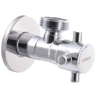 Кран для подключения сантехприборов Koer 1/2x3/4 (KR.517) (KR0109) Кран для подключения сантехприборов Koer 1/2x3/4 (KR.517) (KR0109)