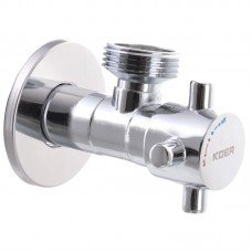 Кран для подключения сантехприборов Koer 1/2x3/4 (KR.517) (KR0109) Кран для подключения сантехприборов Koer 1/2x3/4 (KR.517) (KR0109)