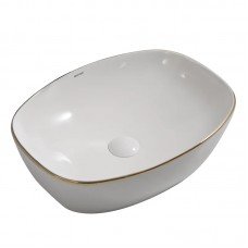 Раковина накладная Mixxus Premium DIVERSE-0109 EDGE GOLD 500х380х140mm (MP6548) Раковина накладная Mixxus Premium DIVERSE-0109 EDGE GOLD 500х380х140mm (MP6548)