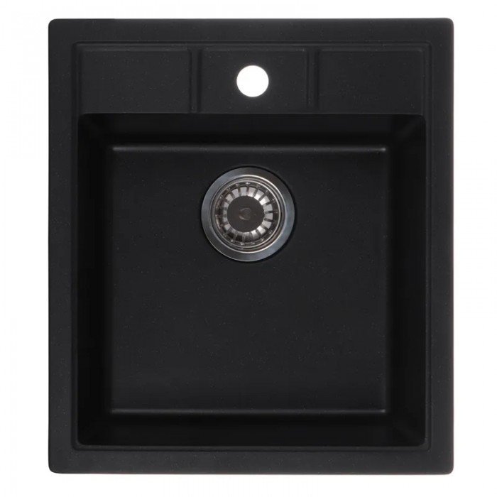 Мойка кухонная Zerix ZS-4651S-14 Черный металлик (ZX4570)