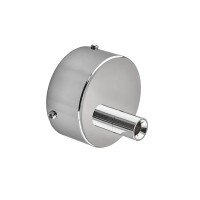 Чашка декоративная Mixxus TCC-01 CHROME (круглая) для маскировки кабеля (цвет хром) (MI6637)