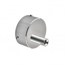 Чашка декоративна Mixxus TCC-01 CHROME (кругла) для маскування кабелю (колір хром) (MI6637)