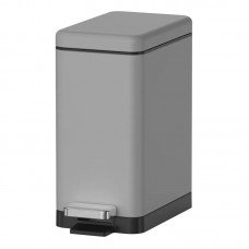 Мусорное ведро с плавным закрытием прямоугольное Koer TC-010210-07 10 л цвет серый (KR5599)