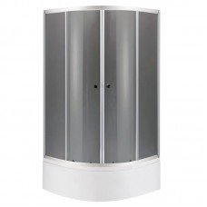 Душевая кабина с высоким поддоном Mixxus PLAIN SCT01-90x90x195-GR SATIN серое тонированное стекло 4 Душевая кабина с высоким поддоном Mixxus PLAIN SCT01-90x90x195-GR SATIN серое тонированное стекло 4