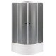 Душевая кабина с высоким поддоном Mixxus PLAIN SCT01-90x90x195-GR SATIN серое тонированное стекло 4 Душевая кабина с высоким поддоном Mixxus PLAIN SCT01-90x90x195-GR SATIN серое тонированное стекло 4