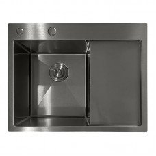 Мойка из нержавеющей стали Mixxus MH6350L Nano-Black (3.0/0.8) цвет графит (MI7045) Мойка из нержавеющей стали Mixxus MH6350L Nano-Black (3.0/0.8) цвет графит (MI7045)
