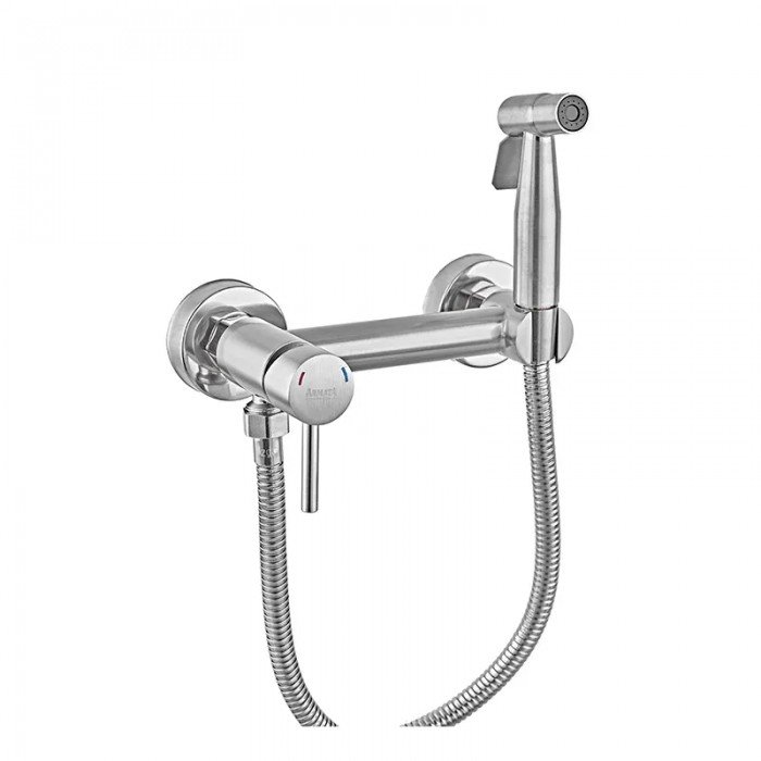 Змішувач для гігієнічного душу Armata SUS-222 (з лійкою) з нерж.сталі  (CH6489)