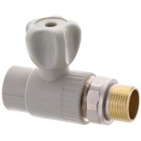 Кран радиаторный прямой Europroduct EP.0125 - 25x3/4M" (стальной шар) (EP4050) Кран радиаторный прямой Europroduct EP.0125 - 25x3/4M" (стальной шар) (EP4050)