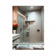 Зеркало настенное Zerix SANSA MRZ05-50x70x10 прямоугольное с полкой (ZX5627)