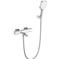 Змішувач для ванни Mixxus Premium VIRGO 009 (EURO) термостатичний, з коротким виливом (MI6644) Змішувач для ванни Mixxus Premium VIRGO 009 (EURO) термостатичний, з коротким виливом (MI6644)