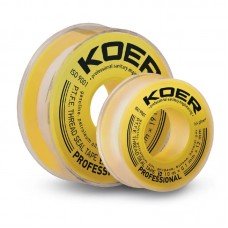 ФУМ лента для газа Koer STP-12 PRO 15M*0.2mm*19mm (KR2811) ФУМ лента для газа Koer STP-12 PRO 15M*0.2mm*19mm (KR2811)