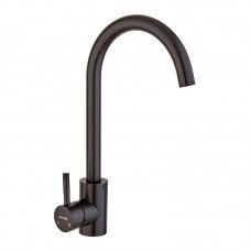 Смеситель для кухни Mixxus SUS-011 Stone Black (нерж. сталь) (MI6209)