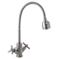 Кухонний змішувач з гнучким виливом Mixxus DVE 011 (SS2823) Кухонний змішувач з гнучким виливом Mixxus DVE 011 (SS2823)