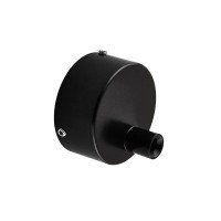 Чашка декоративная Mixxus TCC-01 BLACK (круглая) для маскировки кабеля (цвет черный) (MI6638)