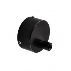 Чашка декоративна Mixxus TCC-01 BLACK (кругла) для маскування кабелю (колір чорний) (MI6638)