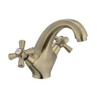 Змішувач для умивальника Mixxus Premium Retro Bronze-161 (MI1650) Змішувач для умивальника Mixxus Premium Retro Bronze-161 (MI1650)