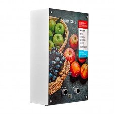 Газовая колонка MIXXUS GWH-0310 BASIC GLASS дымоходная 10 л/мин (панель из стекла с рисунком) (WH0024) 