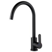 Смеситель для кухни Zerix DAX-011 Black из нерж. стали SUS304 (цв. черный) (ZX4817) Смеситель для кухни Zerix DAX-011 Black из нерж. стали SUS304 (цв. черный) (ZX4817)