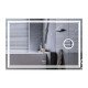 Зеркало Mixxus Premium QUADRO MR20-100x70 с Led Touch, Anti-fog, димером, регулятором яркости, линз