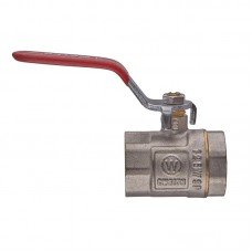 Кран шаровой ГГР Waterpro WP602-25FFL - 1" FFL ручка "рычаг" красная (WP0137)