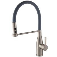 Смеситель для кухни Mixxus Premium Summer 017 SS COLOR REFL.GREY (MI6963)