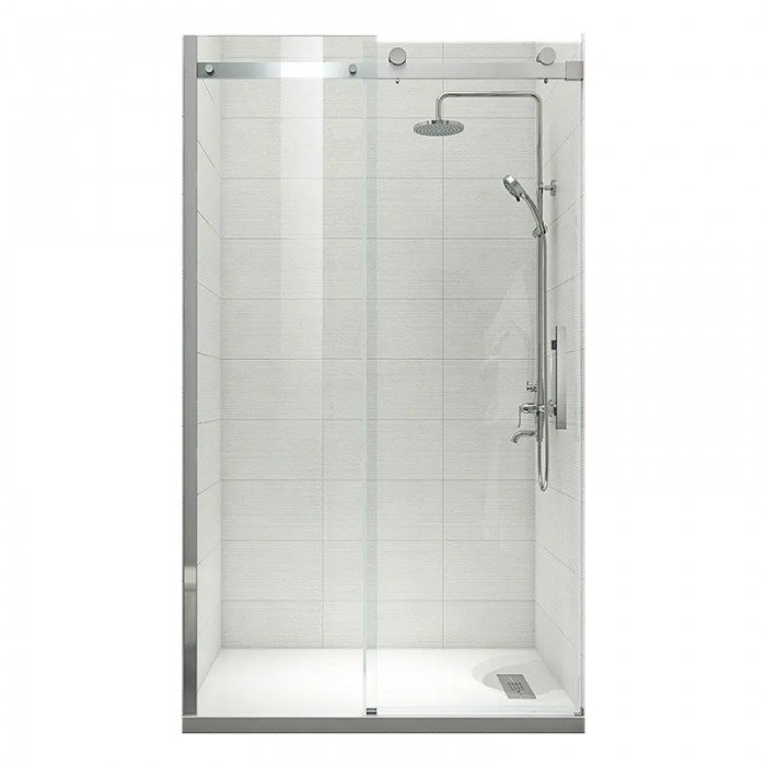 Дверь в нишу Koer SR SD01-120x200-TR-02 прозрачное стекло Easy Clean 8мм, никель (KR5379) Дверь в нишу Koer SR SD01-120x200-TR-02 прозрачное стекло Easy Clean 8мм, никель (KR5379)