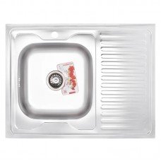 Мойка кухонная Zerix Z8060L-06-160MD (micro decor) (ZS0603)